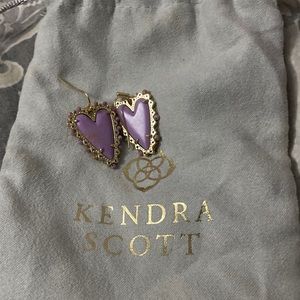 Purple Heart Kendra Scott